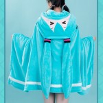 Vocaloid Hatsune Miku Moeyu Miku Merch Cape Hooded Blanket